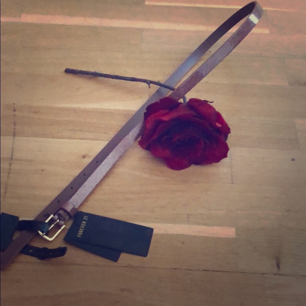 Glitter Rose Gold Belt
